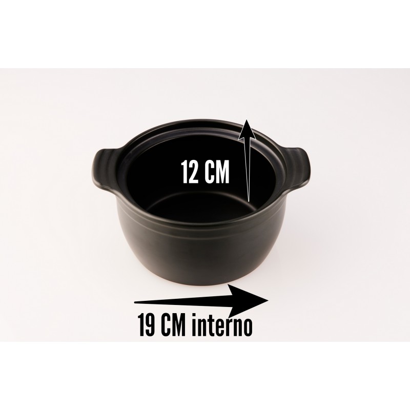 NKlaus Bruciaincenso in ferro 11cm manico in legno nero lungo 28cm con coperchio 39145