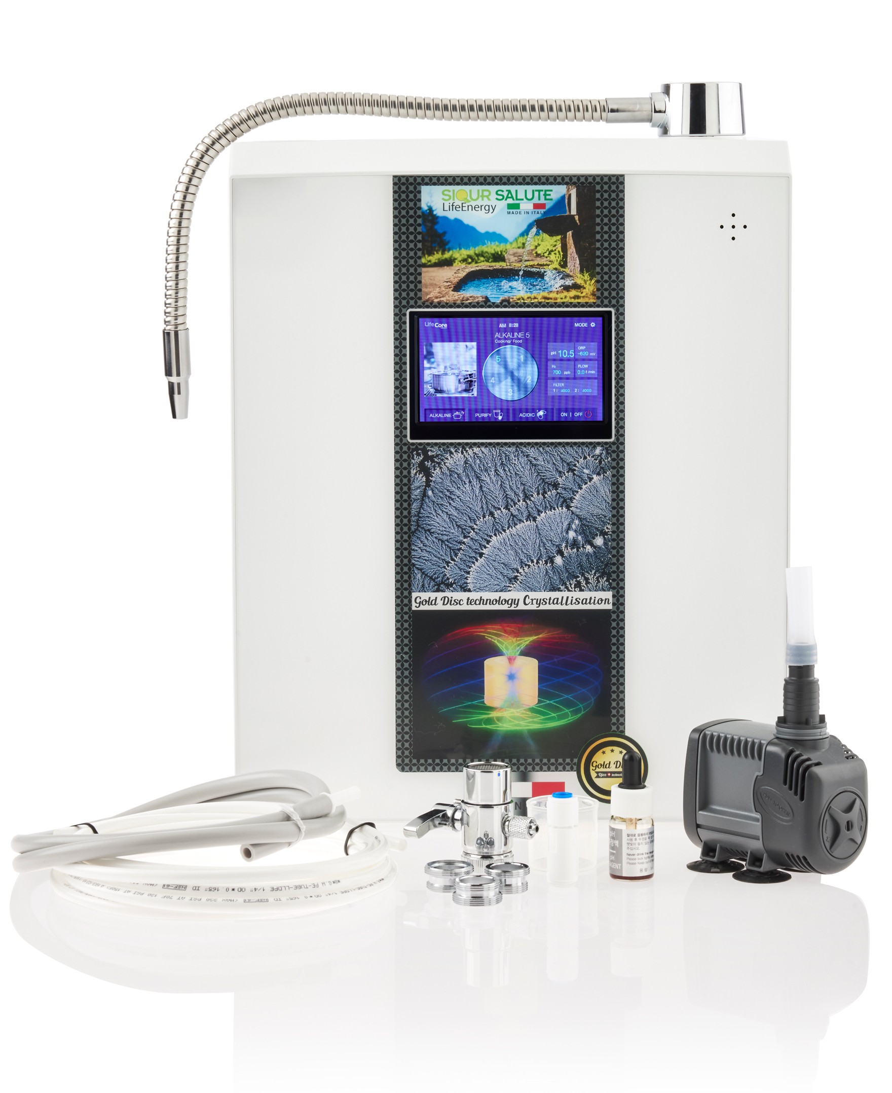 Opti Drop Depuratore D'Acqua Alcalina Da Banco – Fino A PH 9,0, Rimuove Il 99,99% Dei Contaminanti