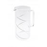 Caraffa con spirale in argento puro al 99%