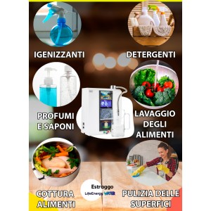 Ionizzatore di acqua alcalina LifeEnergy Water con erogatore touchscreen incluso