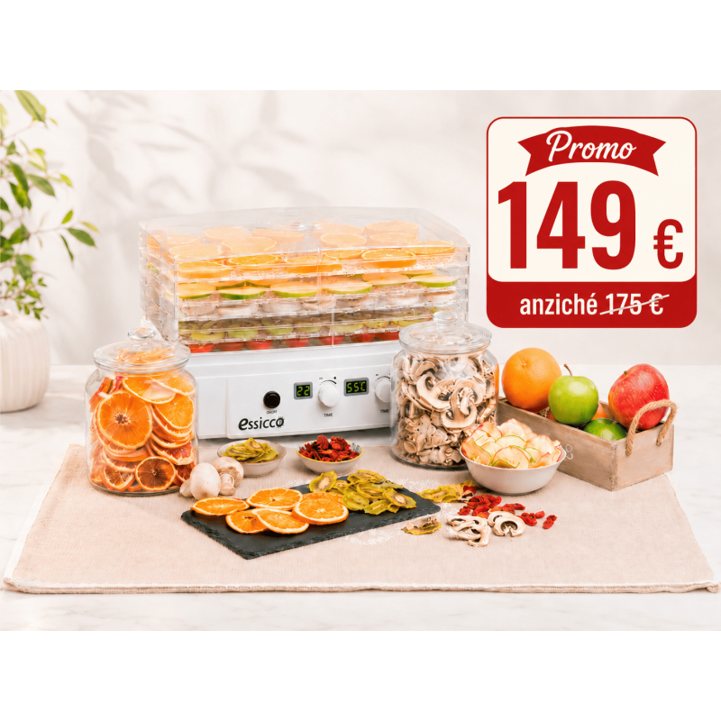 Essicco – essiccatore per alimenti professionale e programmabile