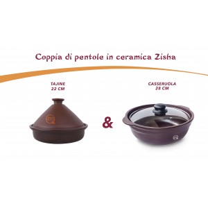 Coppia di pentole in ceramica Zisha