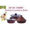 Set completo pentole in Ceramica Zisha