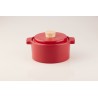 Casseruola in ceramica naturale Rosso Fuoco