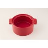 Casseruola in ceramica naturale Rosso Fuoco