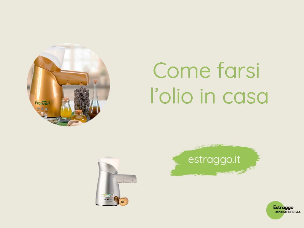 Mini frantoio casalingo per piccole produzioni domestiche