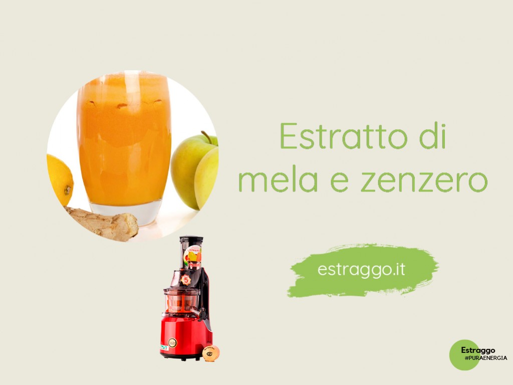 Succo mela, limone e zenzero