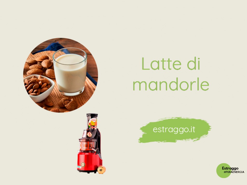 Succo di spinaci, kiwi e latte di mandorla