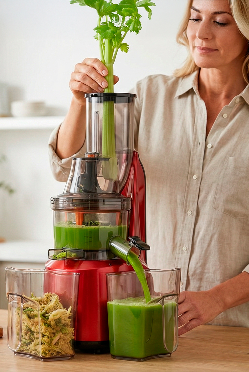 Professional Slow Juicers with Silent AC Motor: LifeEnergy PRO