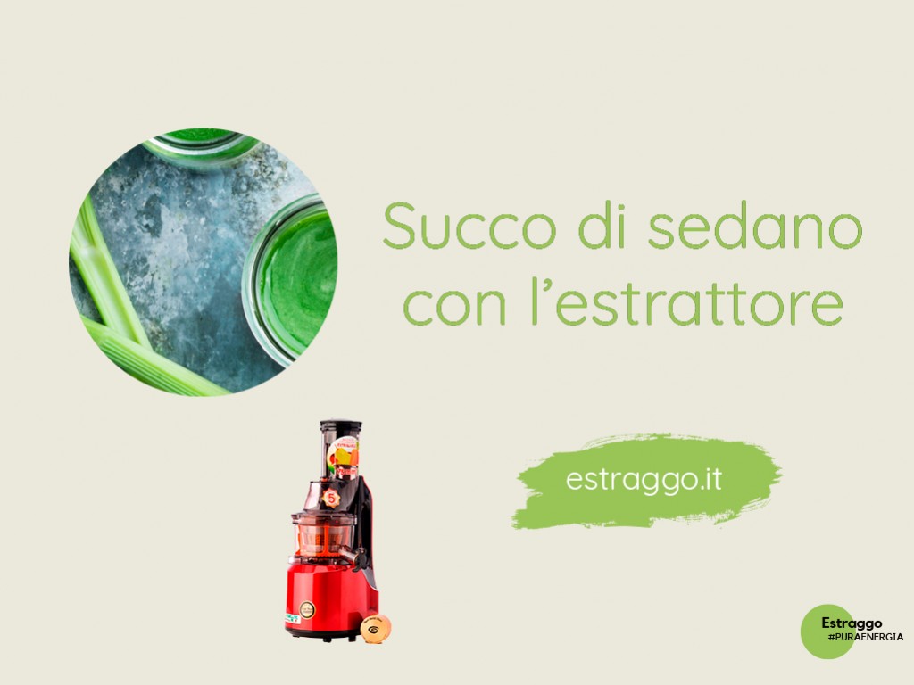 Succo di carota, sedano e cetriolo