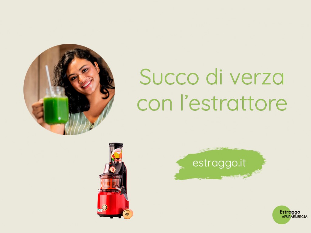 Succo di verza, mela e limone