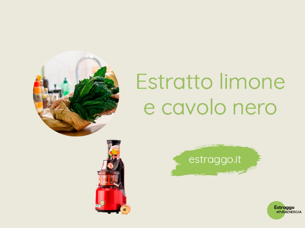 Succo di cavolo verde, mela e zenzero