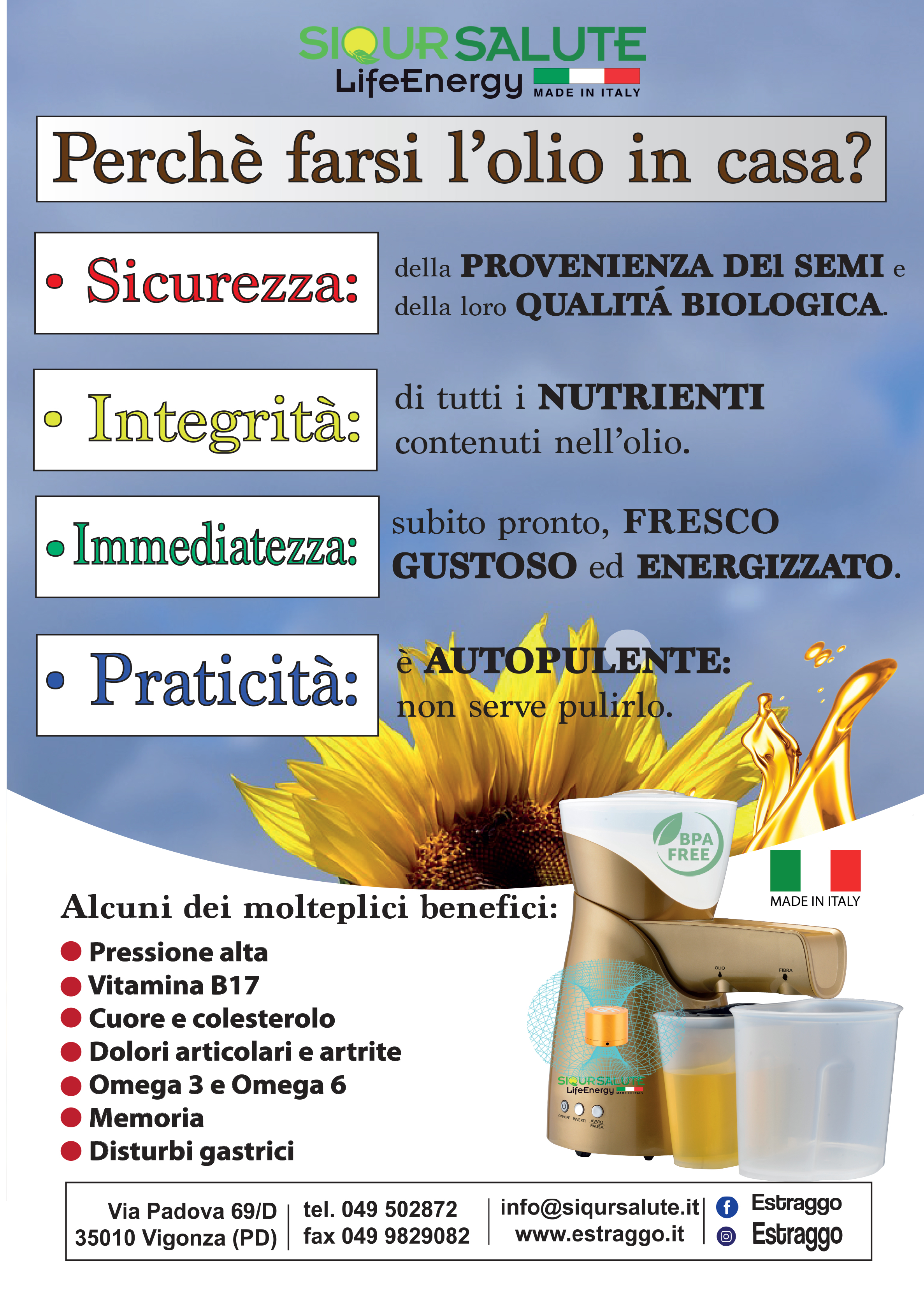 Frantoil-frantoio domestico Frantoil-frantoio domestico
