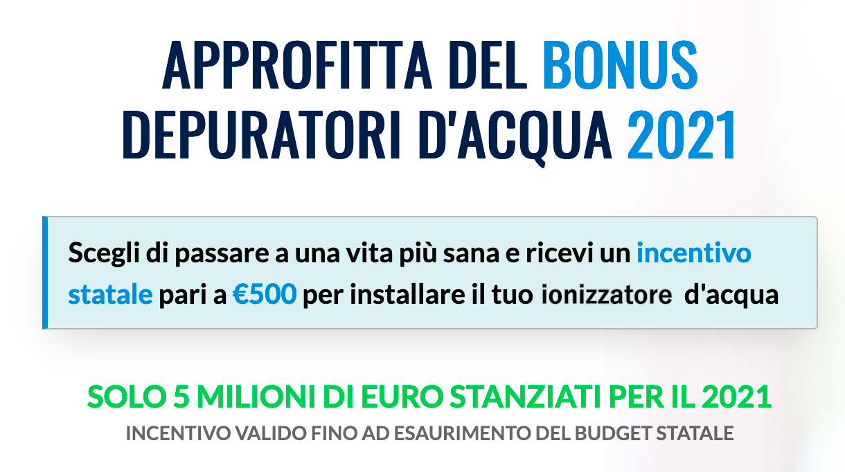 bonus depuratori