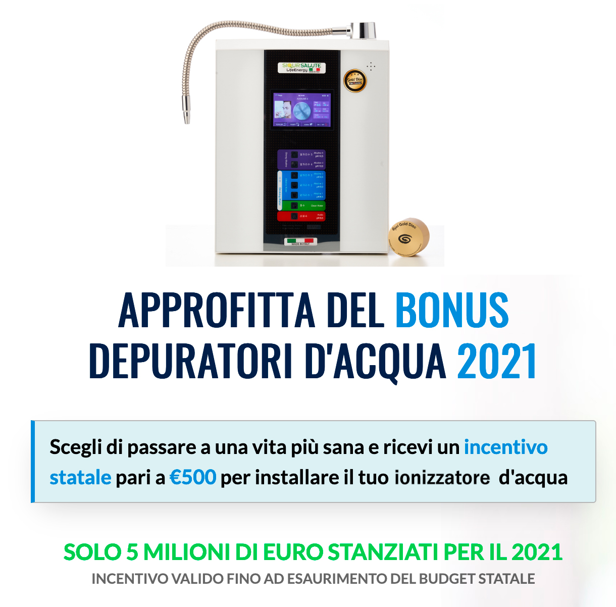 bonus depuratori