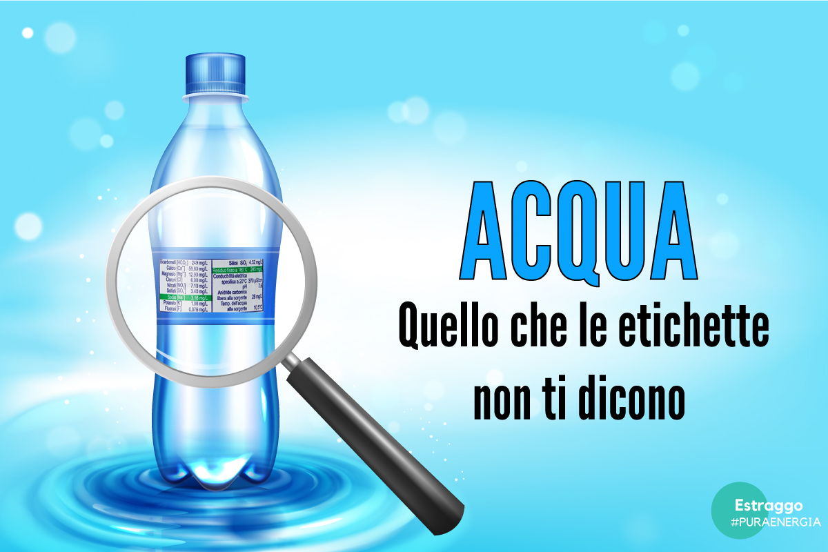 etichette dell'acqua i segreti