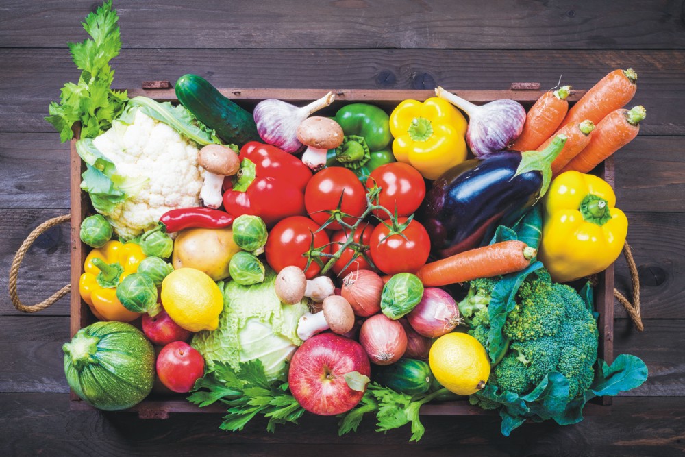 I colori della frutta e verdura