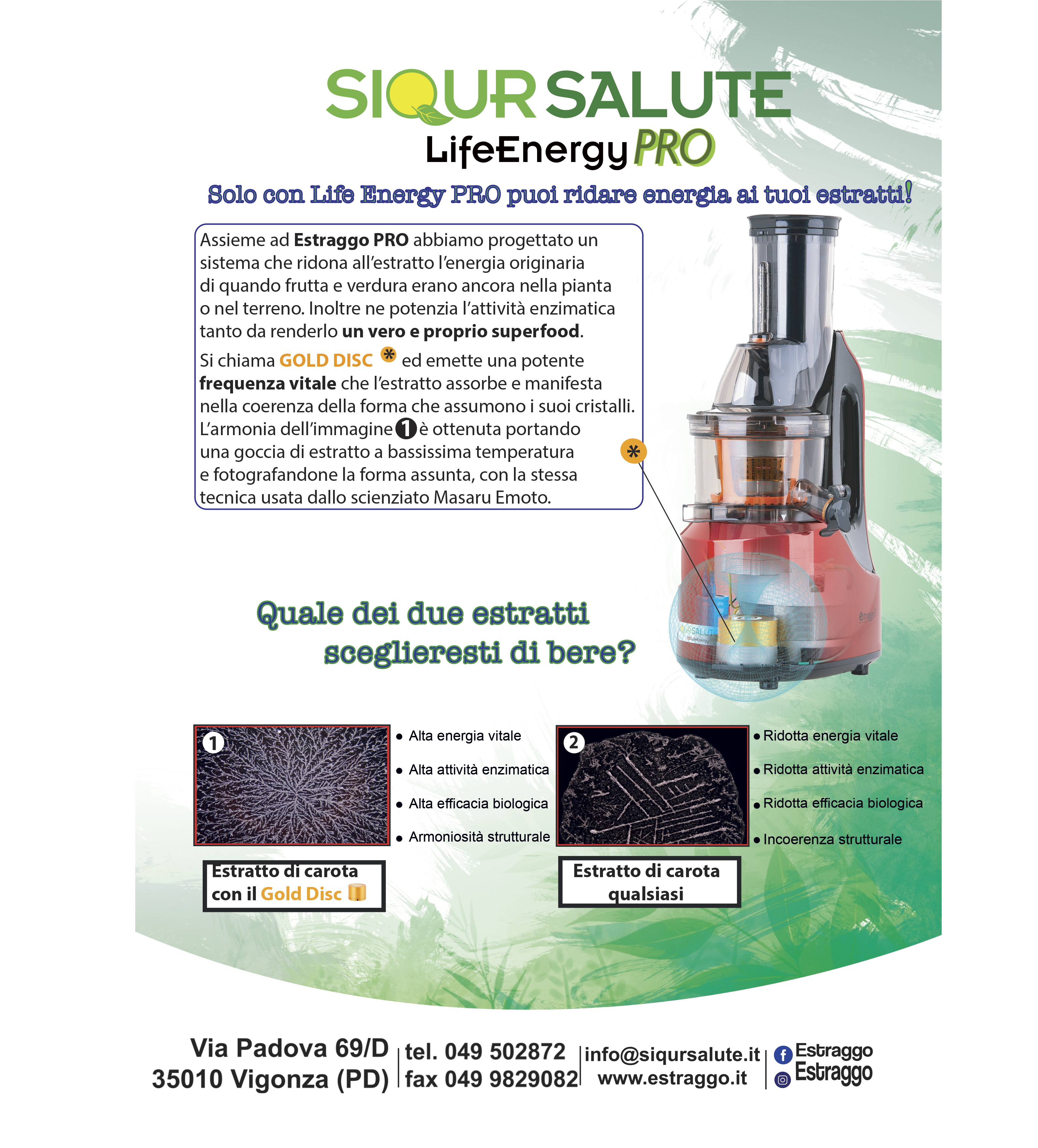 Estrattore Life Energy PRO