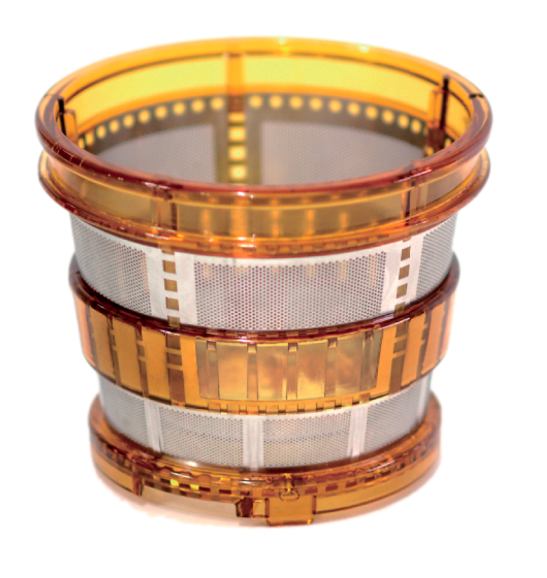 filtro dell'estrattore di succo in policarbonato rinforzato per estrarre agilmente tutta la verdura